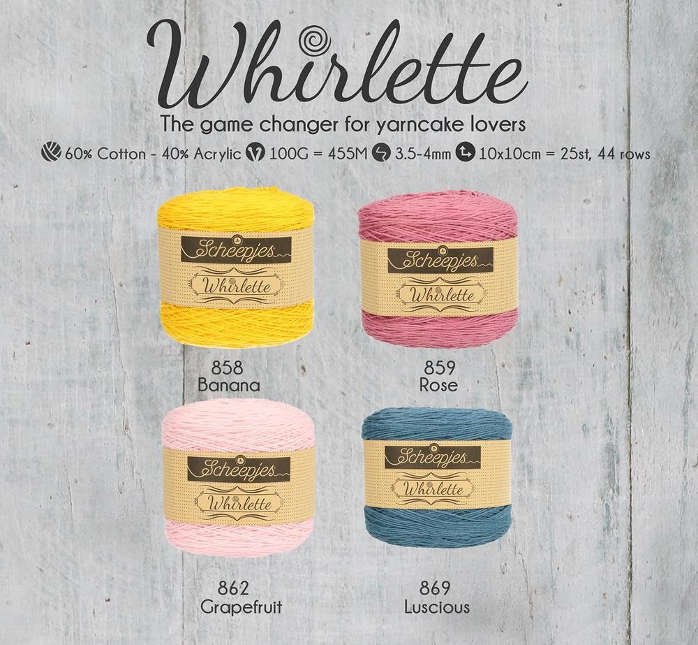 Scheepjes - Scheepjes Whirlette 862 Grapefruit Yarn - 1x100g - Image 3