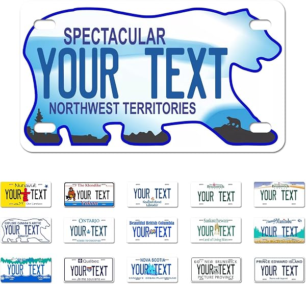 Ontario License Plate, 6"×12" Custom License Plate - 5