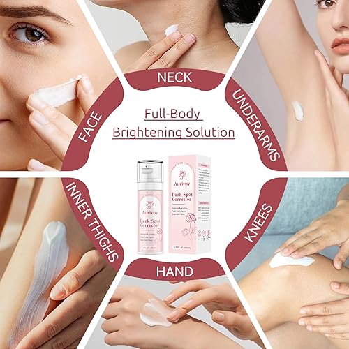 Miniatura 5 de Eliminador de manchas oscuras para cara y cuerpo - Suero corrector de manchas oscuras para cara - manchas solares, manchas de la edad, pecas y