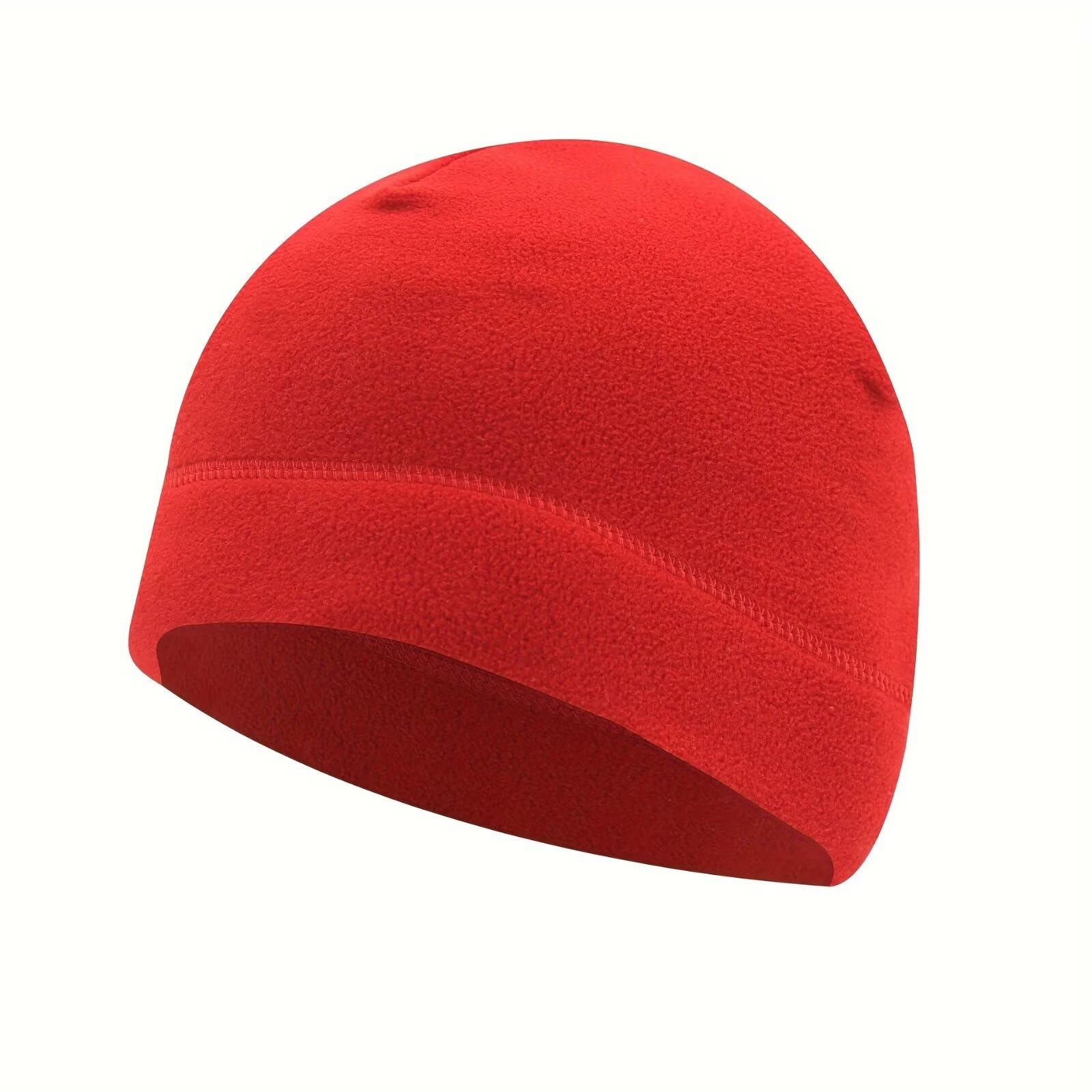 Unisex Sports Fleece Skullies & Beanies, Warm & Windproof Winter Hat for Outdoor Activities, Cycling, Skiing, Running