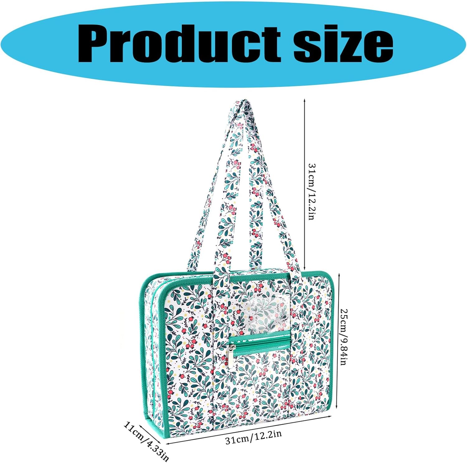 Embroidery Thread Storage Bag with Multiple Compartment Designs for Sewing Supplies Oxfords Thread Storage Bag