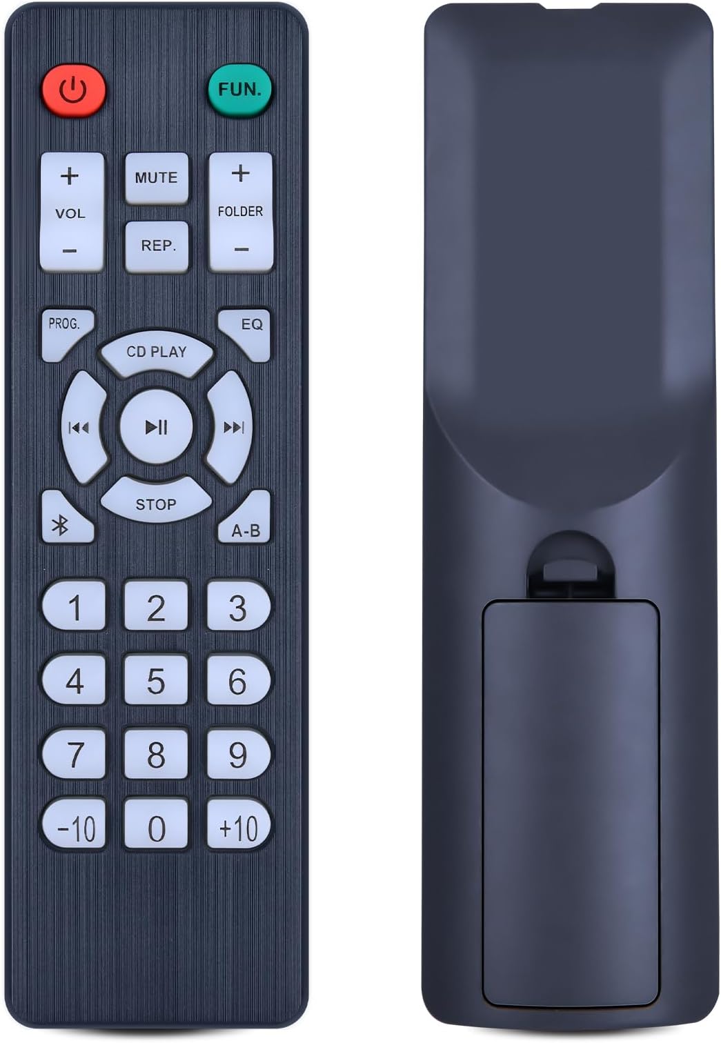 RETROSUN Replacement Remote Control for Greadio CD Player Boombox, for Klim CD Player & Cassette Tape Player