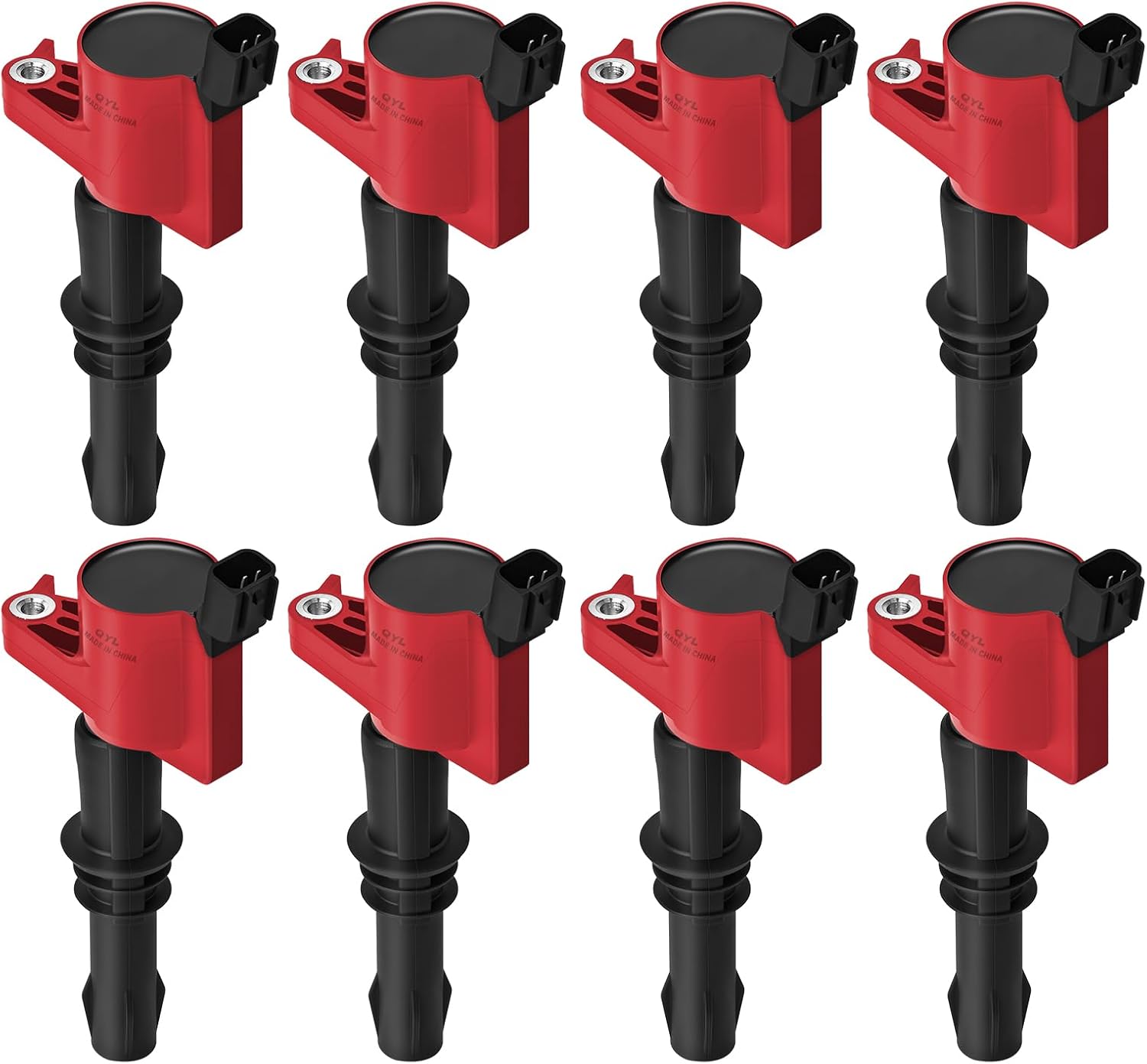 QYL Set of 8 Ignition Coils Compatible with Ford Expedition Explorer F150 F250 F350 Super Duty Lincoln Navigator Mark LT Mercury Replacement for DG511 C1541 FD508