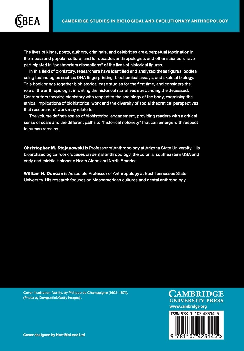 Studies in Forensic Biohistory: Anthropological Perspectives: 75