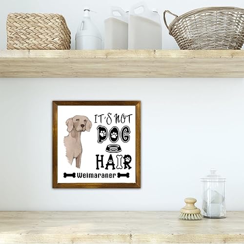 Vista 17 de Letrero de madera con texto en inglés «It's Not Dog Hair» («It's Not Dog Hair» American Bully Dog Dog), regalo decorativo para la pared del hogar