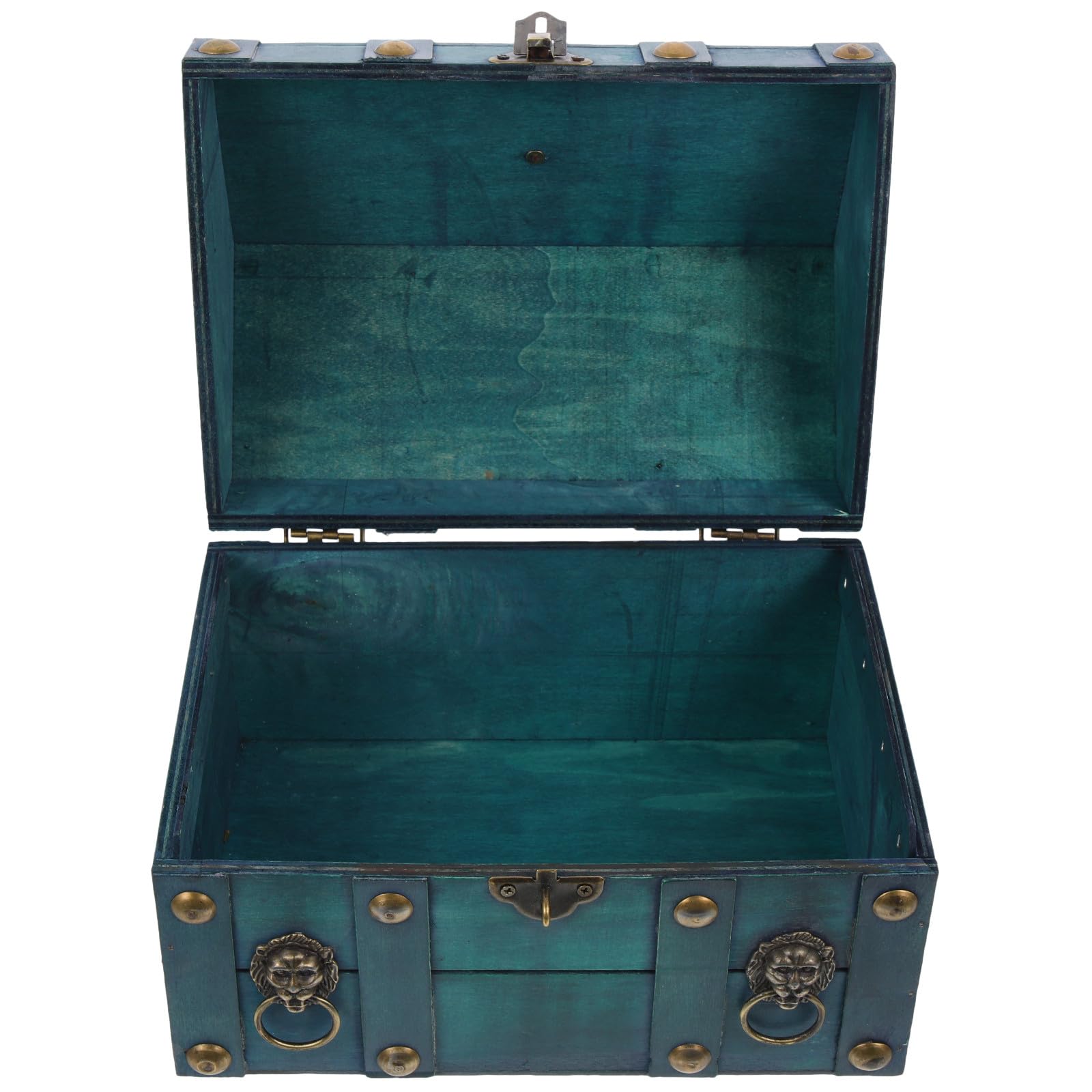 Cofanetto Portagioie in Legno Verde, Stile Retrò Vintage
