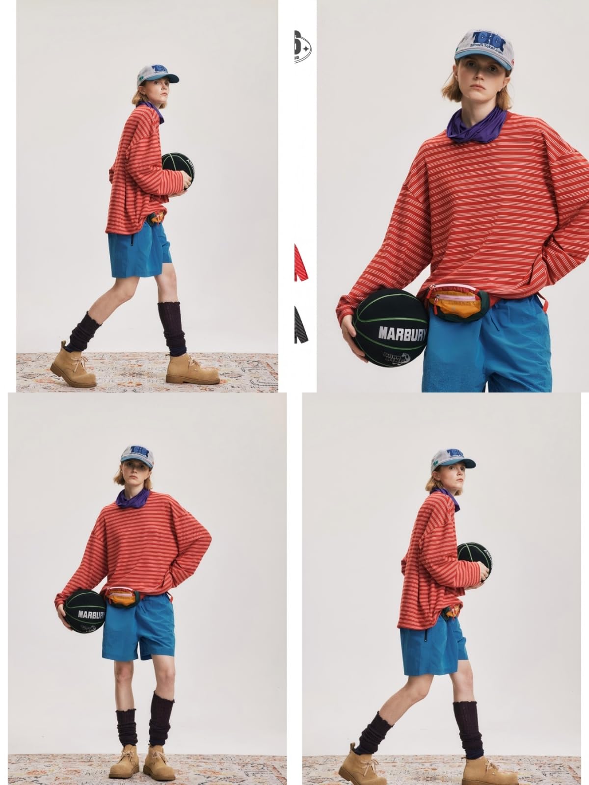 Camiseta Unisex De Algodón Pesado De Gran Tamaño, Ajuste Relajado, Suave, Casual, Manga Corta, Básicos,Rojo,Metro