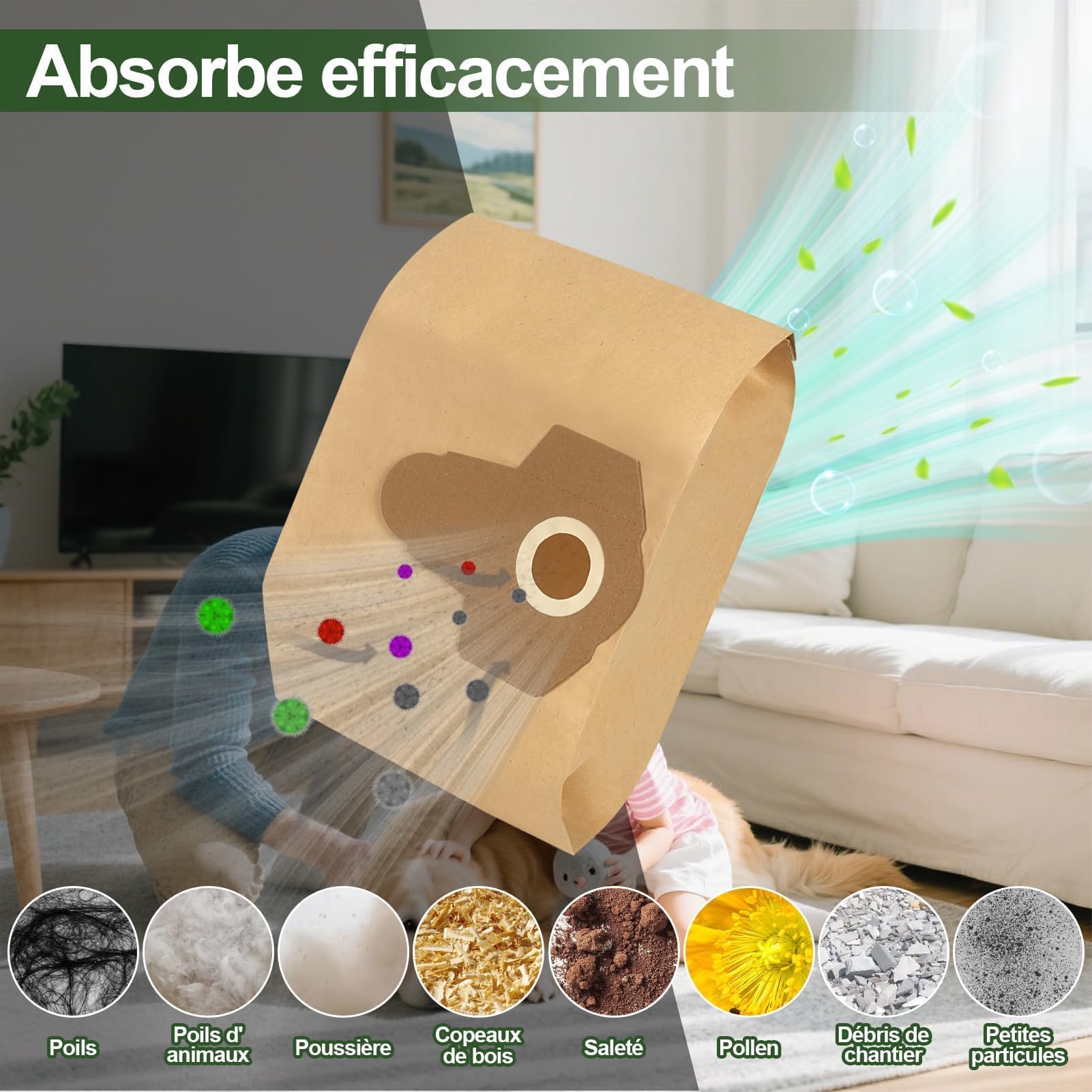 1 Filtro Uido A Secco, Filtro A Pieghe Adatto Per Parkside 30/7 (e/s) Aspirapolvere Incluso 1 - Foto 11