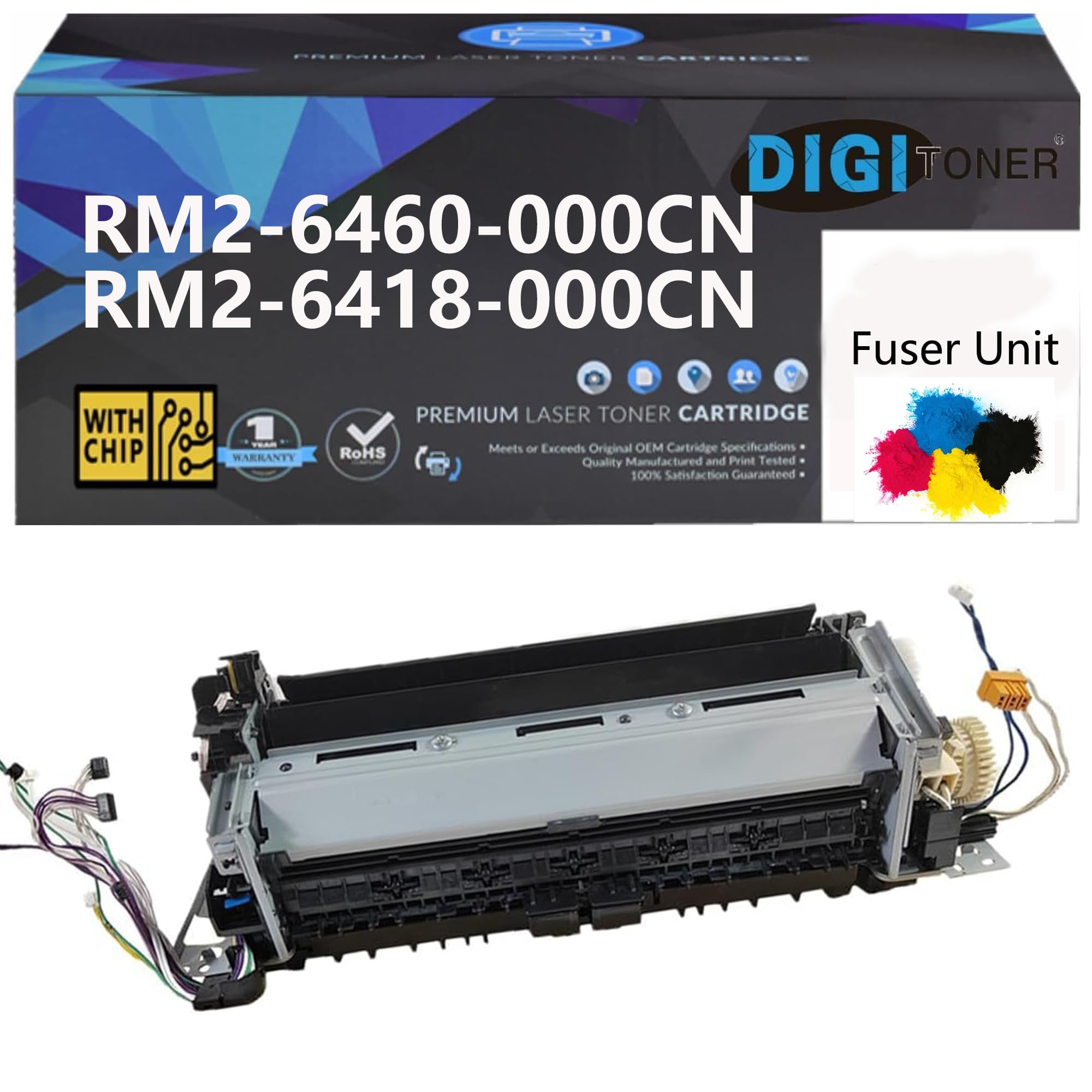 RM2-6418-000CN RM2-6460-000CN Fuser Unit Duplex Models Fuser RM2-6418-000CN Replacement for Color Laserjet Pro M452dn M452dw M452nw M377dw M454dn M454dw M477fdn M477fdw M479fdn M479fdw Printers,110V