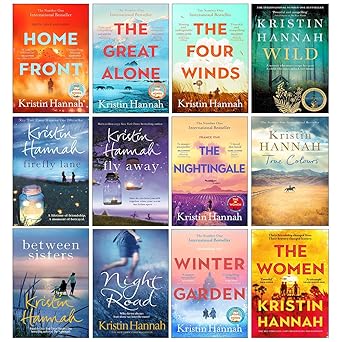 Kristin Hannah Collection 12 Books Set (Home Front, The Great Alone, The Four Winds, Wild, Firefly Lane, Fly Away, Nightingale, True Colors, Between Sisters, Night Road, Winter Garden & The Women)
