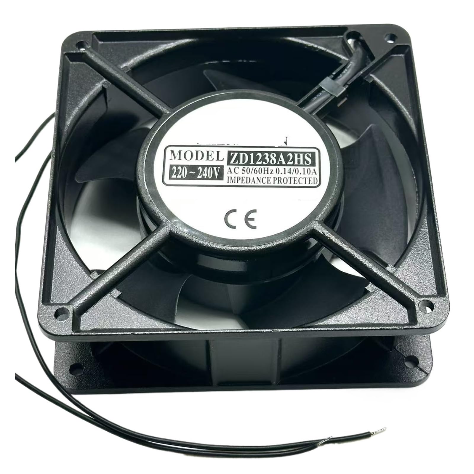 TPKMVGAP ZD1238A2HS AC 220V 0.14A 2-Wire 120x120x38mm Server Cooling Fan