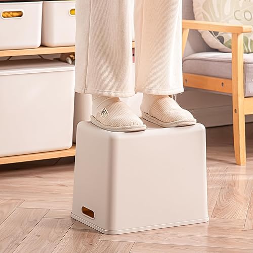 Miniatura 5 de Contenedores de almacenamiento de plástico con tapas, cestas de almacenamiento, contenedor con asa, contenedores organizadores de almacenamiento