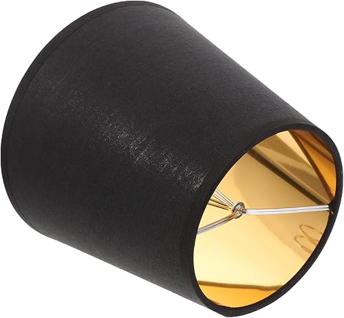 CLISPEED Pantalla con clip para lámpara de techo, pantalla de tela de barril para dormitorio, lámpara de pie, pantalla para lámpara de techo, mini