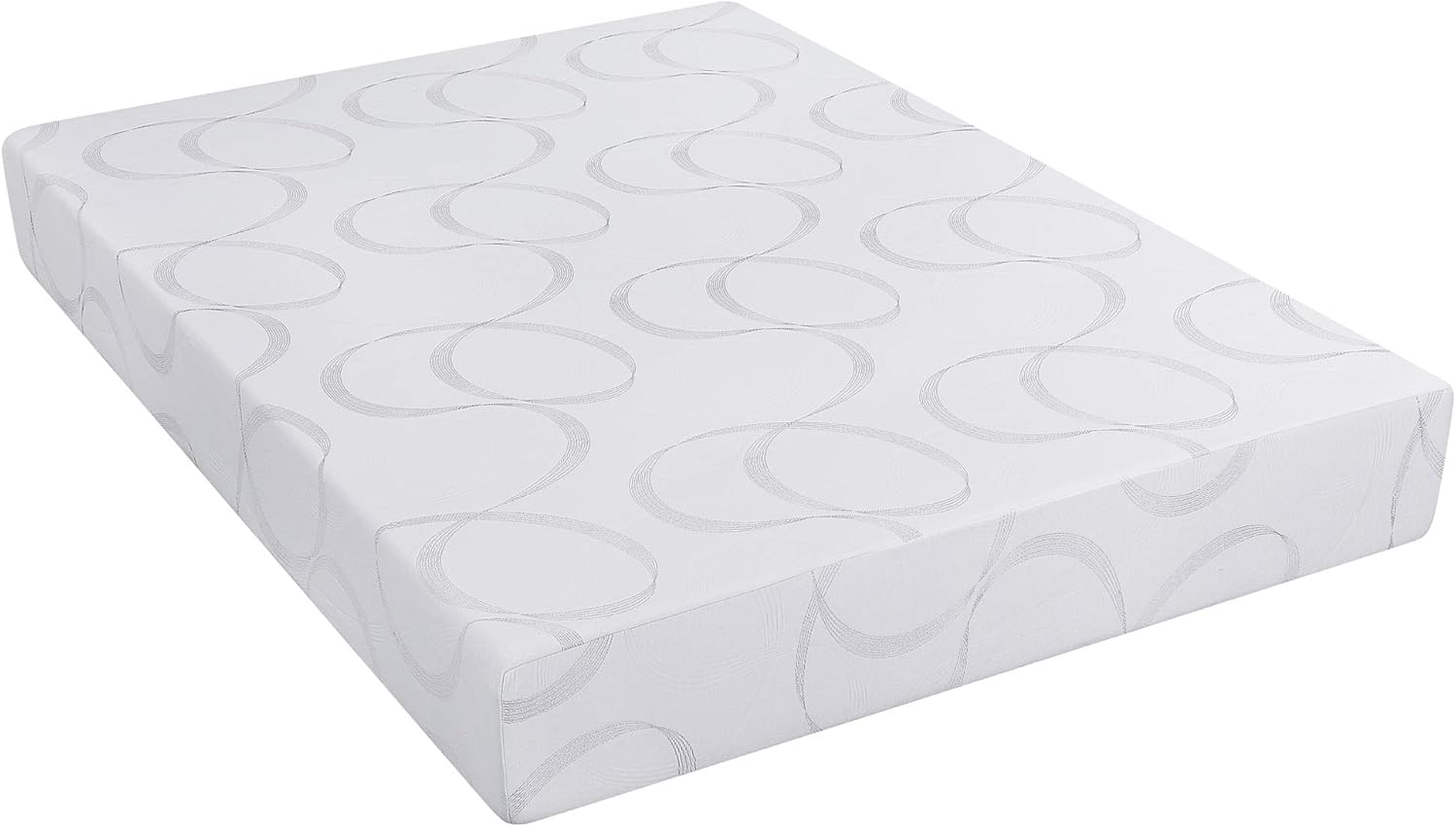 Olee Sleep 7 inch Memory Foam Mattress, Twin Size & 18 Inch Tall Heavy Duty Steel Slat Anti-Slip Support Easy Assembly Mattress Foundation Maximum Storage Noise Free No Box Spring Needed, Black