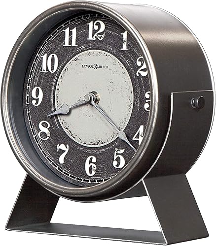 Miniatura 3 de Howard Miller Seevers - Reloj analógico de mesa decorativo para sala de estar, dormitorio, oficina, funciona con pilas, movimiento de cuarzo, acento