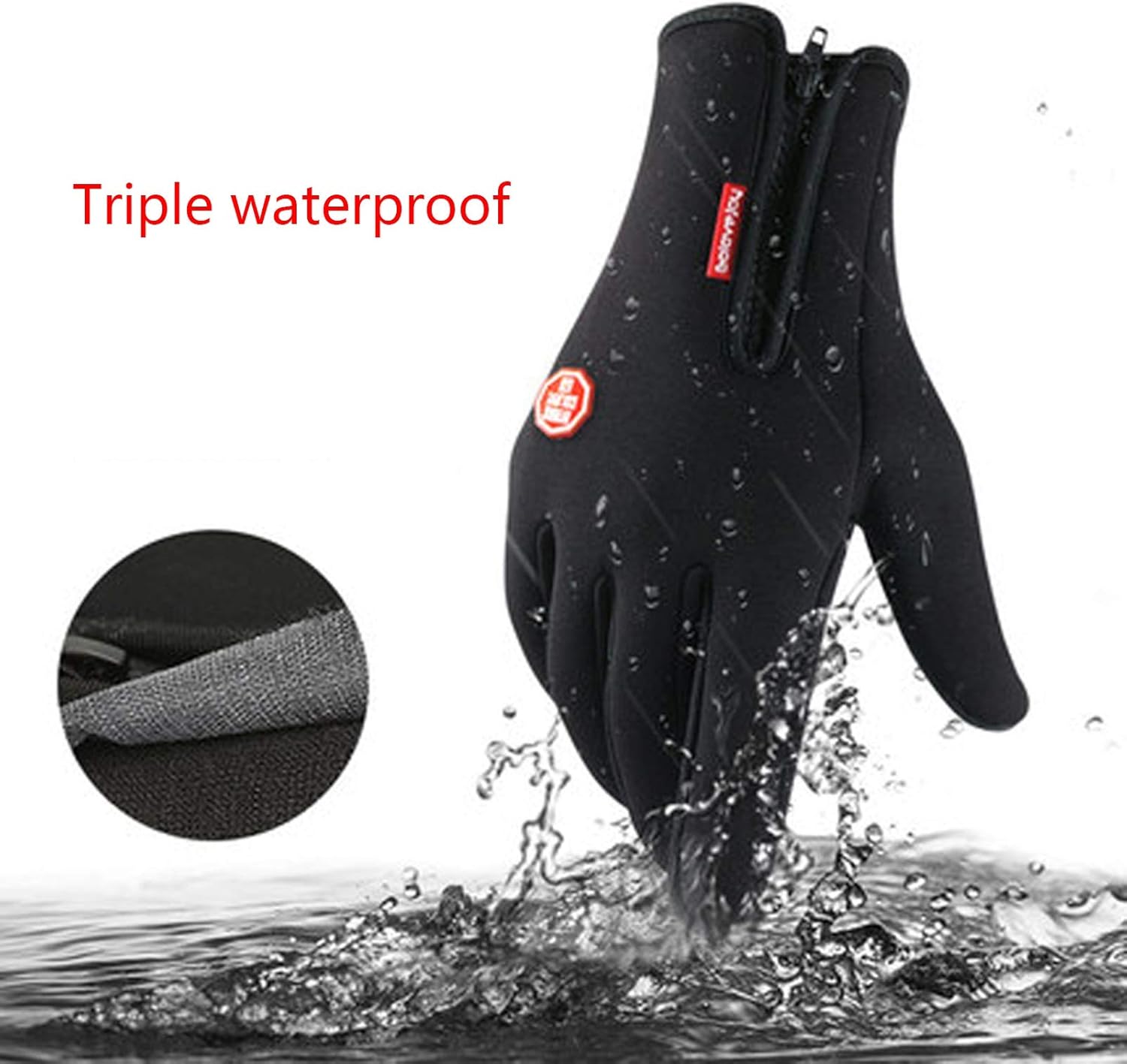 Thermal Touchscreen Winter Gloves - Windproof Waterproof Anti-Slip for Outdoor, Driving & Commute