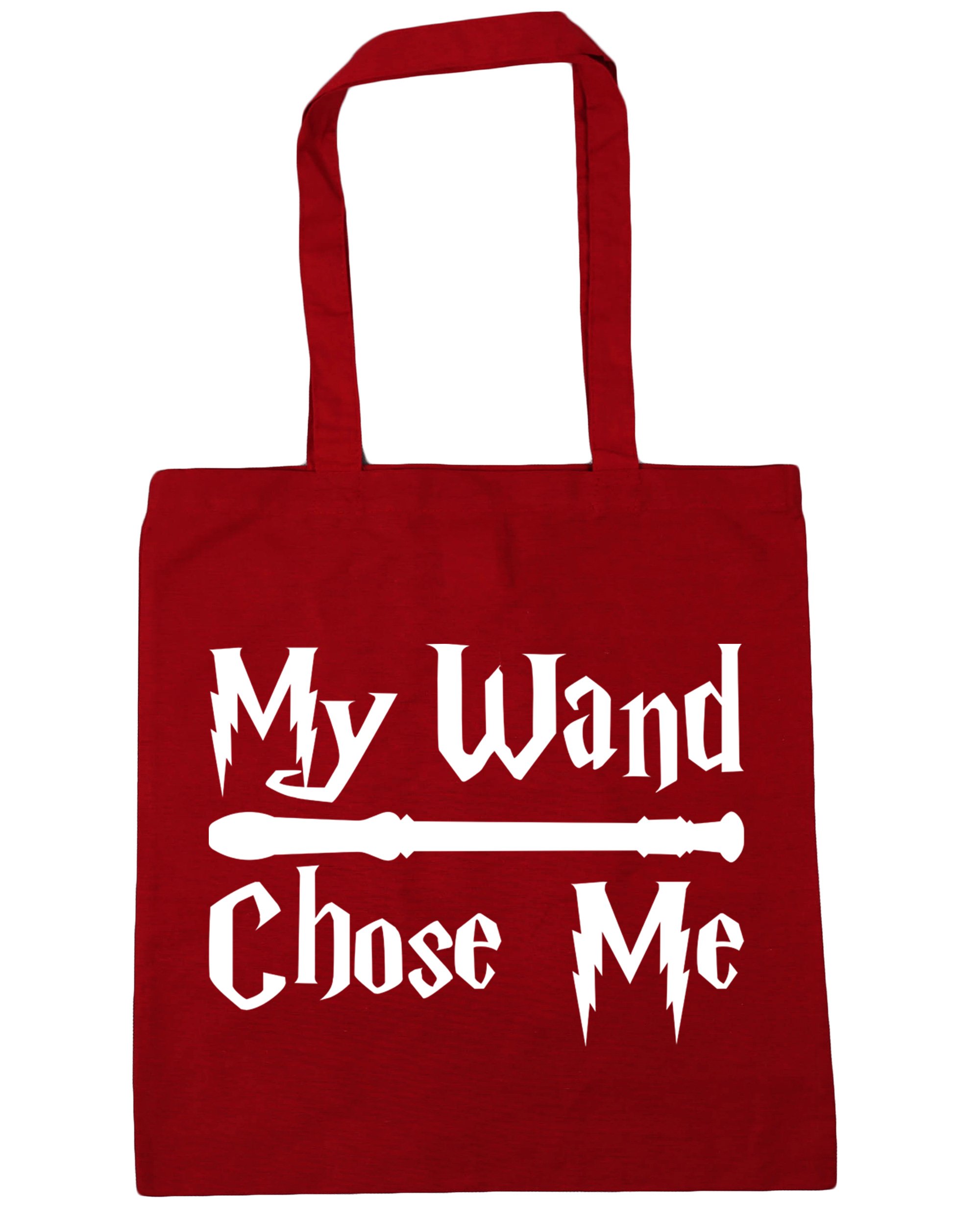 Hippowarehouse My Wand Chose Me (Recorder) Tote Shopping Gym Beach Bag 42cm x38cm, 10 litres — image 1