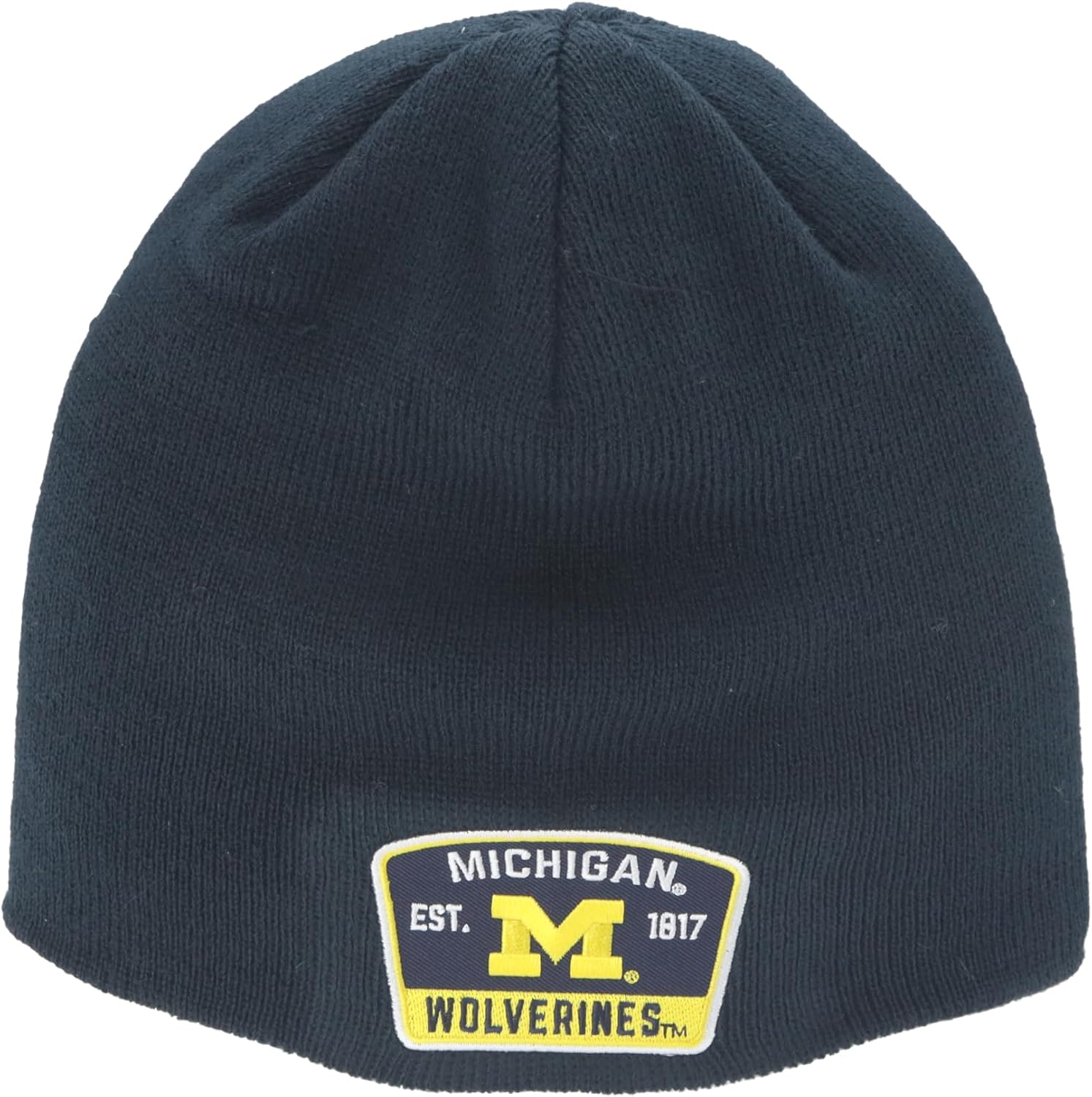 ZHATS NCAA Unisex-Adult NCAA Officially Licensed Beanie Edge Patch Switchback Team Color