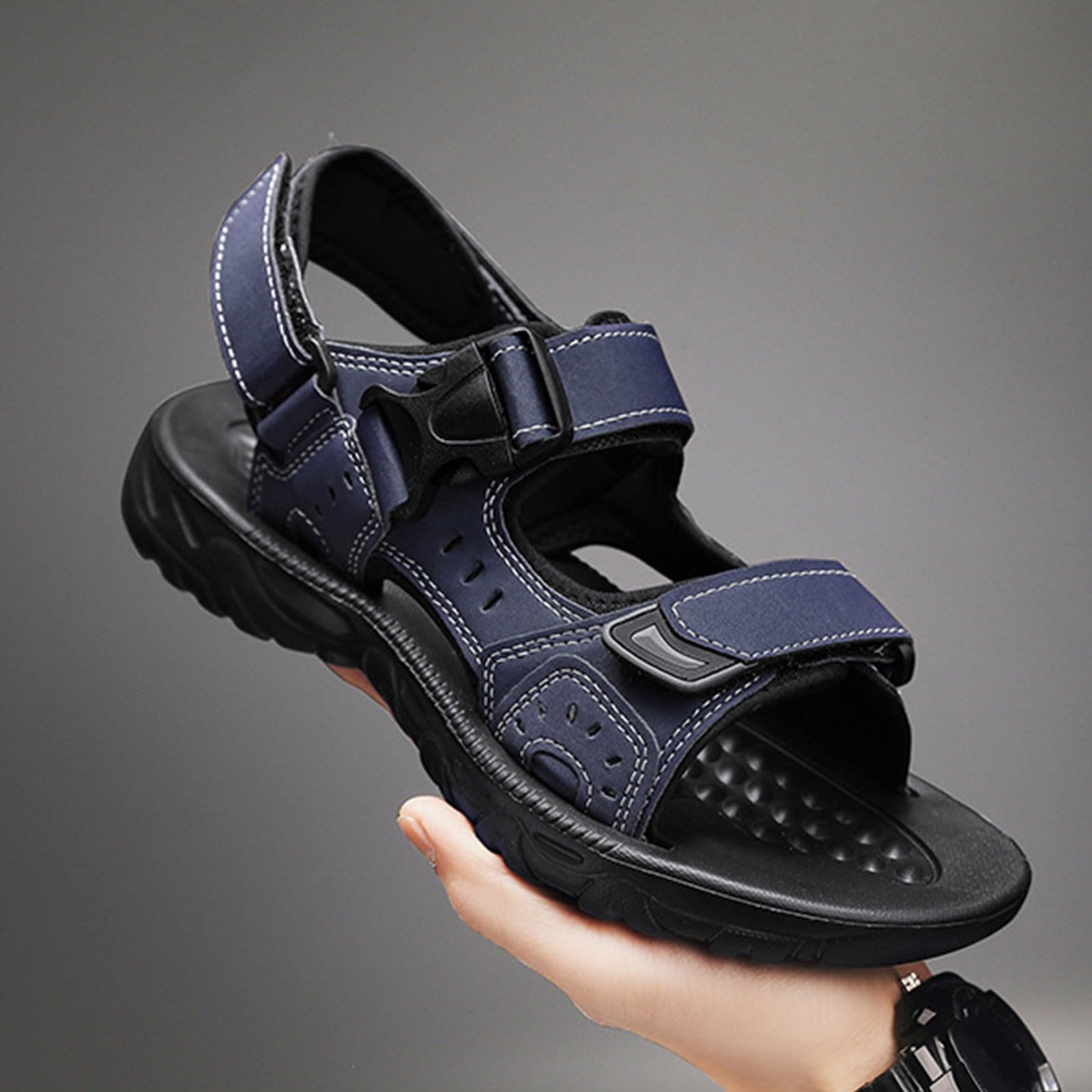 Générique Sandales été décontractées scratch respirantes légères extérieur homme chaussures plage confortables antidérapantes