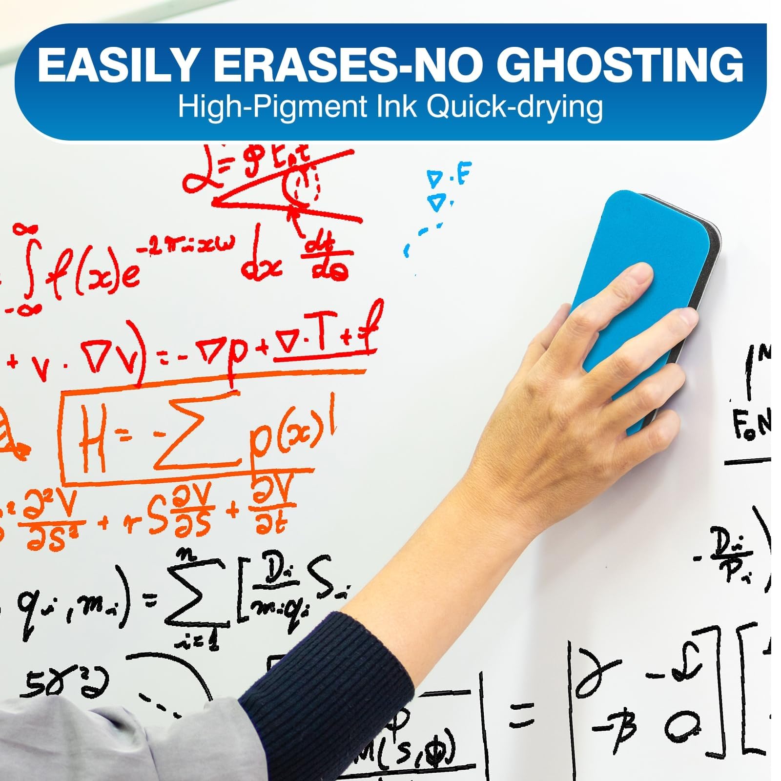 SFAIH Dry Erase Marker mit feiner Spitze, 30 Stück, schwarz, geruchsarm, ungiftig