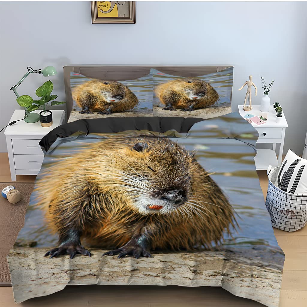 Housse de couette 220x240 hérisson pour une chambre d'adulte chaleureuse