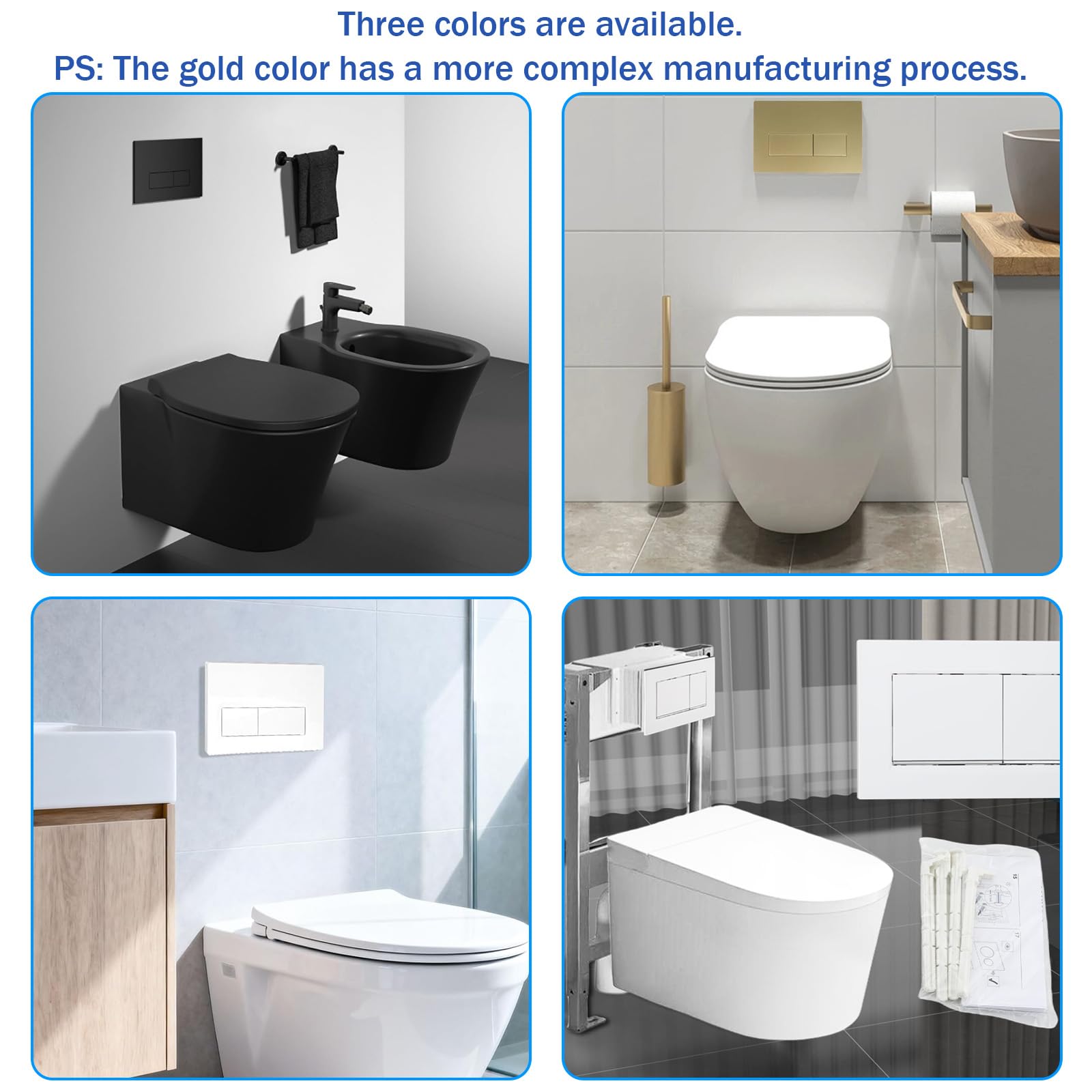Placca Di Comando WC, Compatibile Con Geberit Sigma 01, 20, 30, 50, UP320 e 300, Pannello Frontale Per Cassetta WC Incasso, Doppio Scarico Con 2 Quantità Di Lavaggio,Bianco