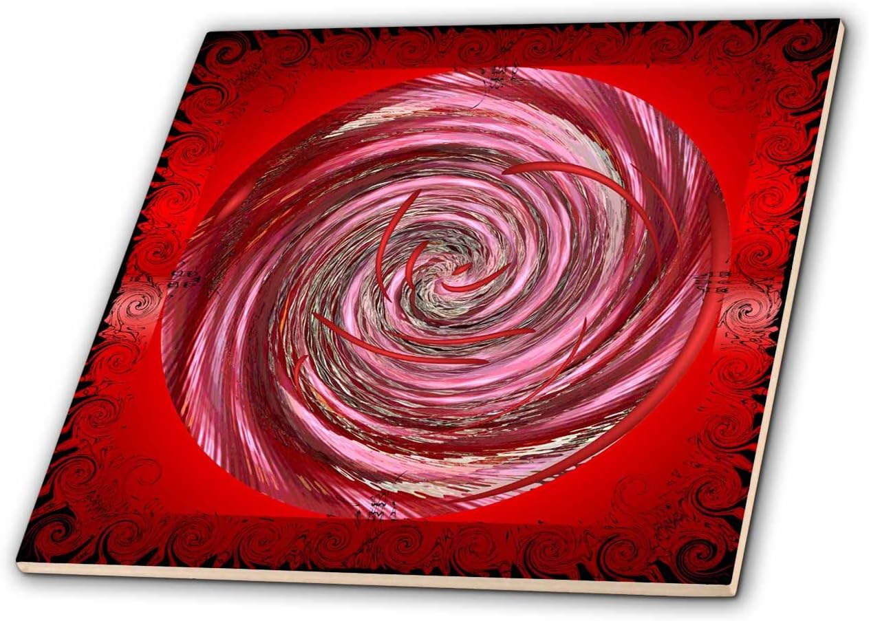 3dRose LLC Aggression 8-Inch Glass Tile