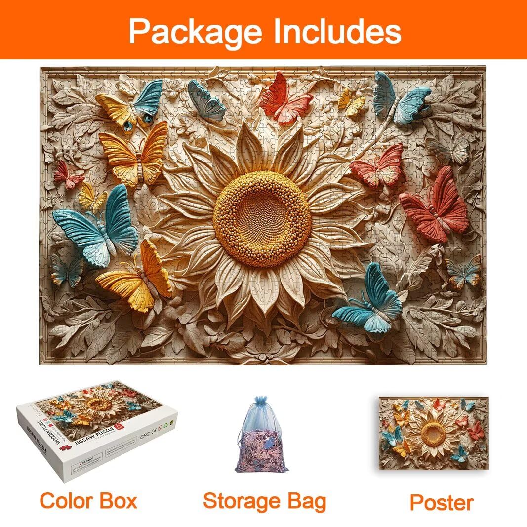Puzzle Flor, Puzzle 5000 Piezas, Rompecabezas, Regalo Mujer, Decor -8118