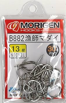 Amazon | もりげん(Morigen)B882 漁師マダイ(ニッケル) 13号