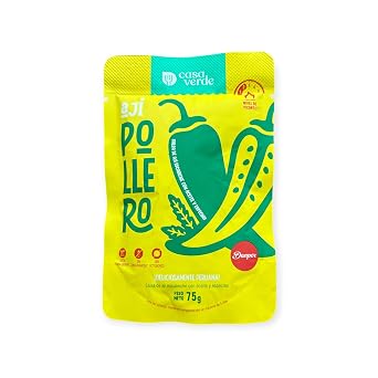 Casa Verde Aji Pollero Peruano, Chili sauce, 3.53Ounces, traditional Peruvian flavor, Peruvian seasoning
