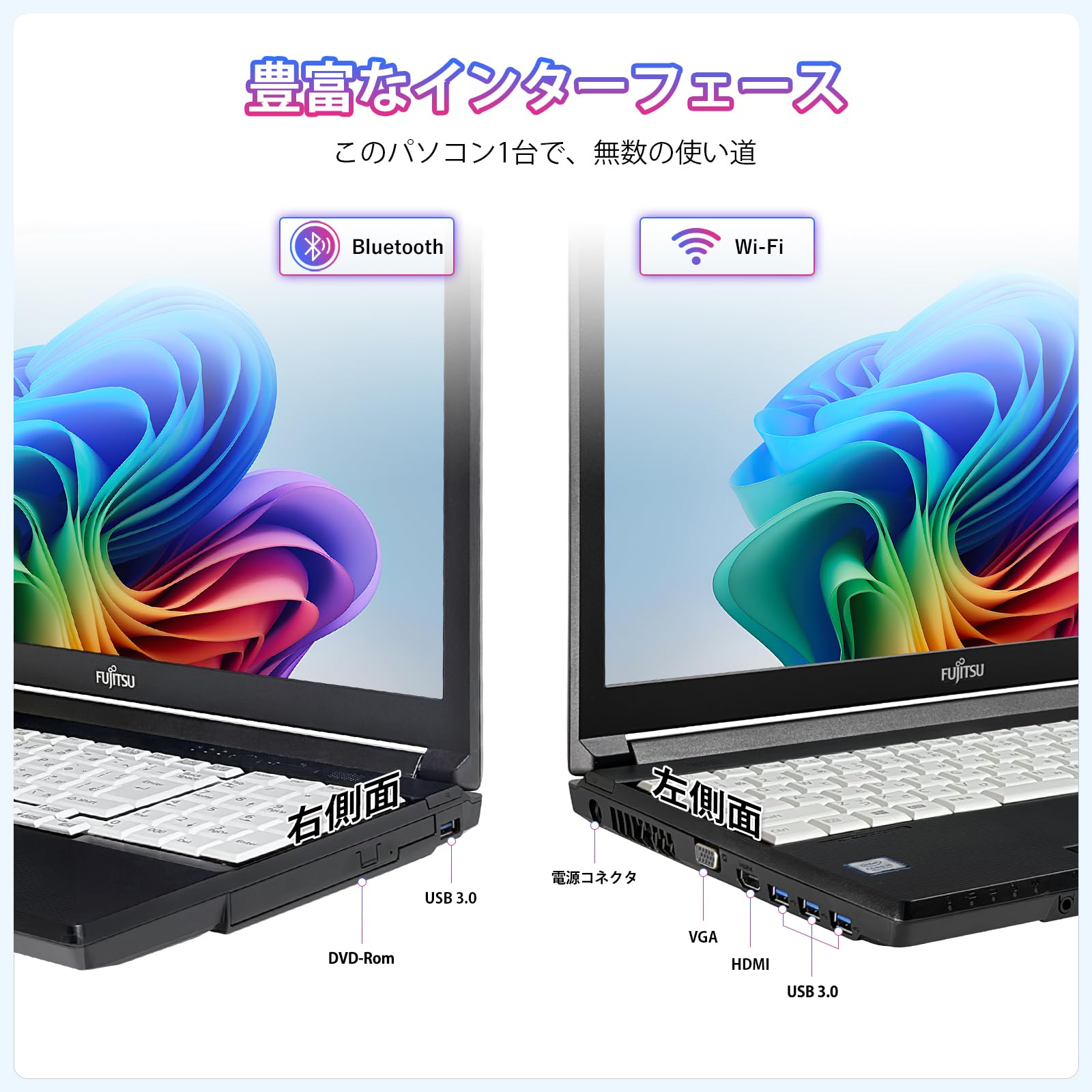 Amazon.co.jp: 【整備済み品】中古 ノートパソコン富士通 A749/ 15.6型