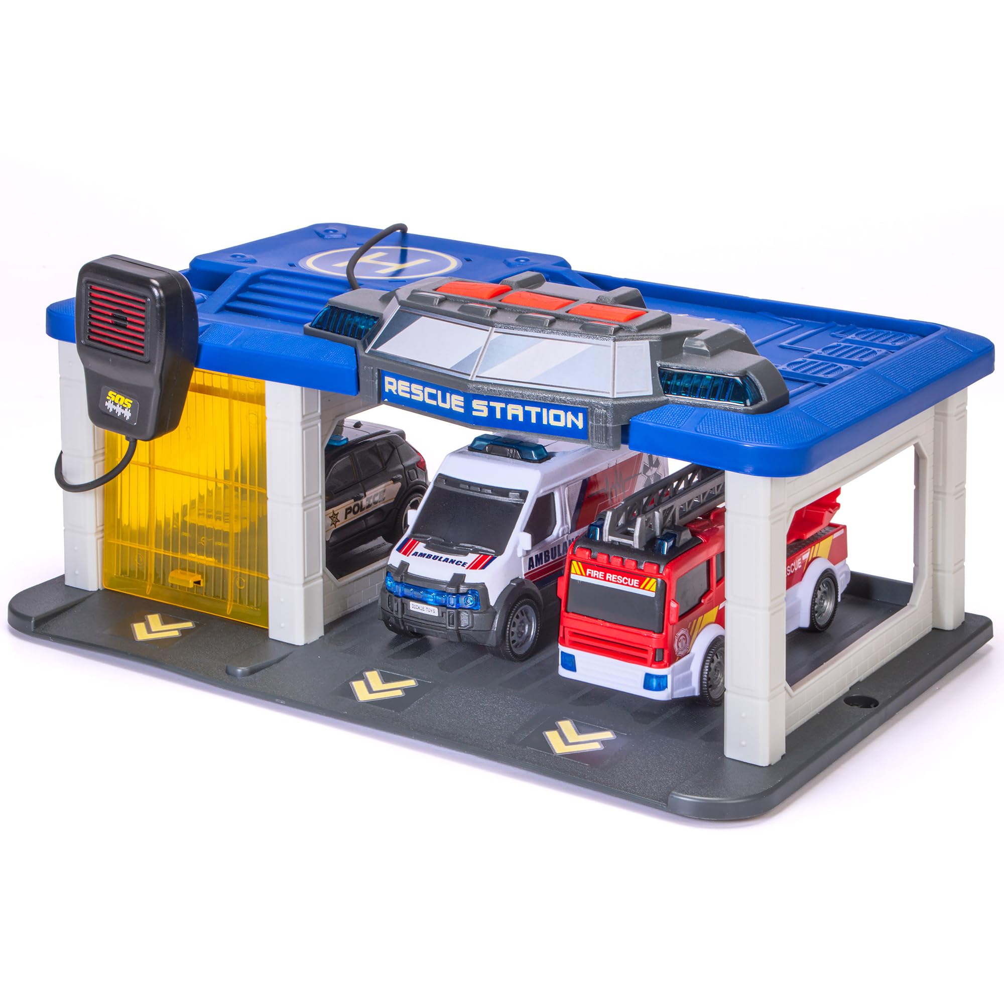 輸入玩具　Dickie Toys　レスキューステーションセット Amazon.co.jp: DICKIE TOYS レスキューステーション。 : おもちゃ その他