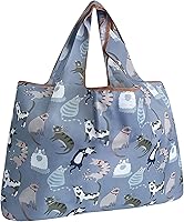 Vista 48 de allydrew Large Foldable Tote Nylon Reusable Grocery Bags