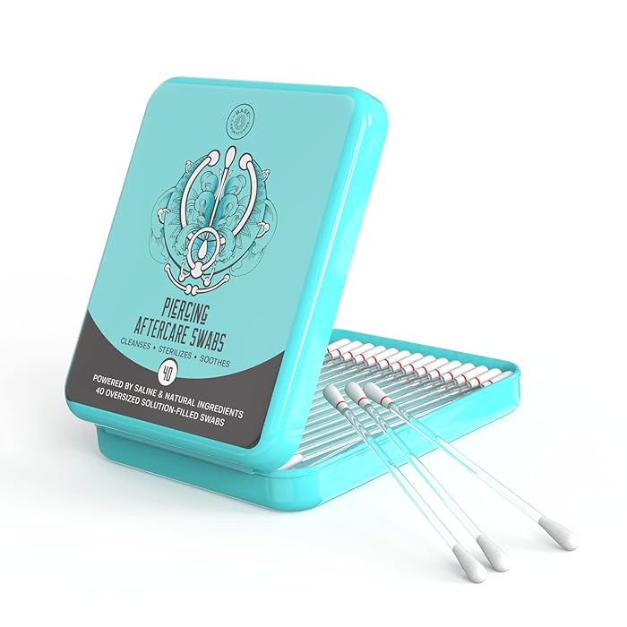 Buy Base Labs Piercing Aftercare Swabs for Piercing Bump Treatment