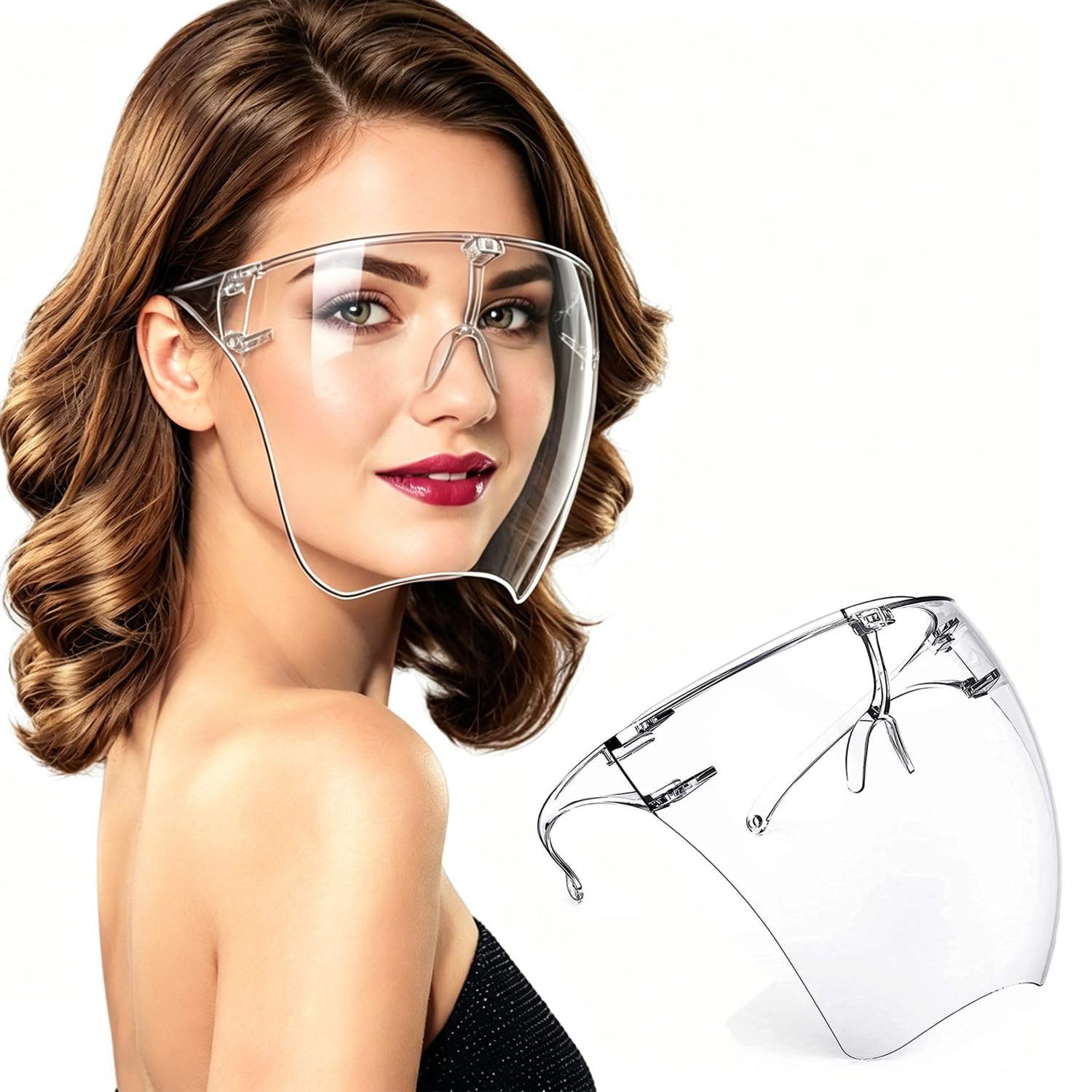 Face Shield Mask, Full Face Clear Mask for Nail Techs