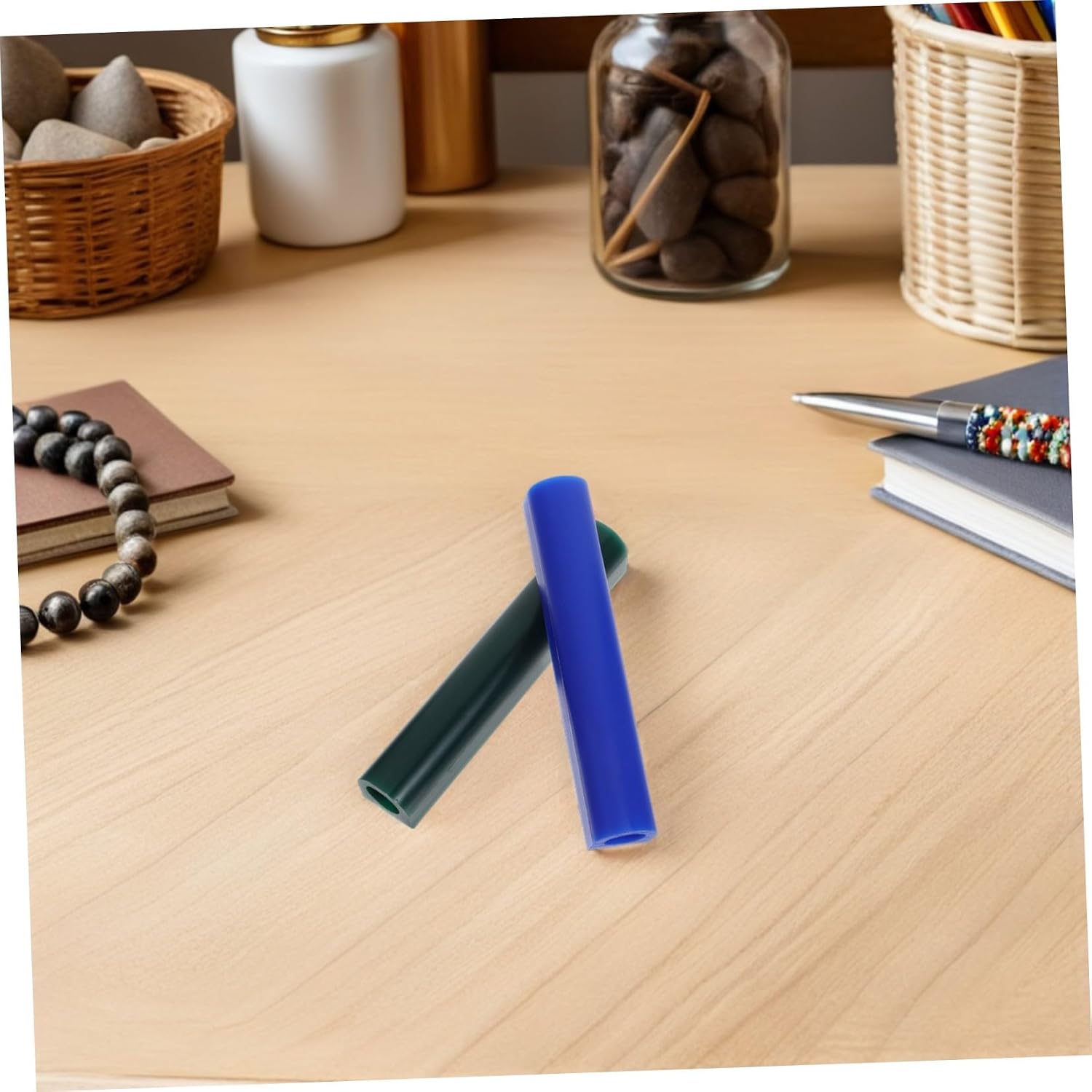 3pcs Blue Wax Carving Rod Set for Rings and Jewelry Molding