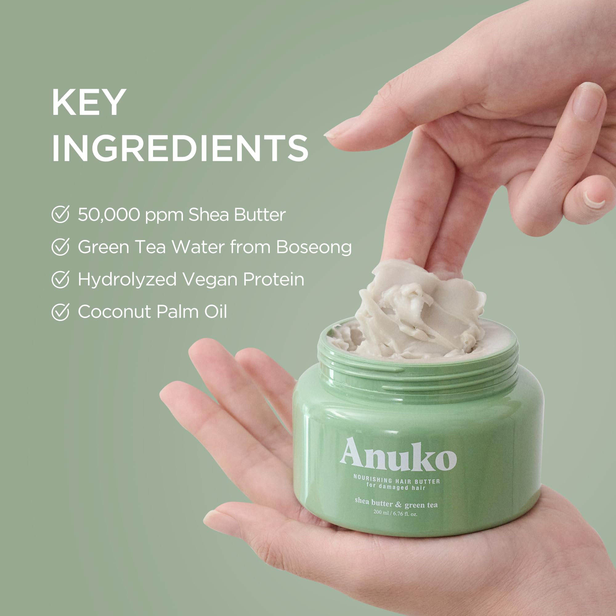 Amazon.com: Anuko Nourishing Hair Butter for Damaged Hair, 6.7 oz