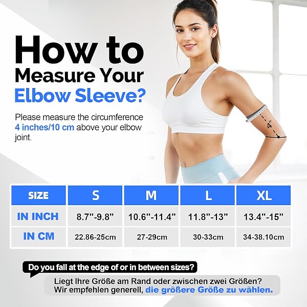 Tennis Elbow Brace for Men Women, Arm Compression Sleeve for Tendonitis, Tennis, Golfers Elbow Pain Relief, Arm Brace Support for Weightlifting, Workouts, Sports (Black,M) - 3