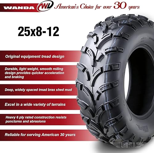 Vista 68 de WANDA P373 Juego de 4 neumáticos para ATV/UTV