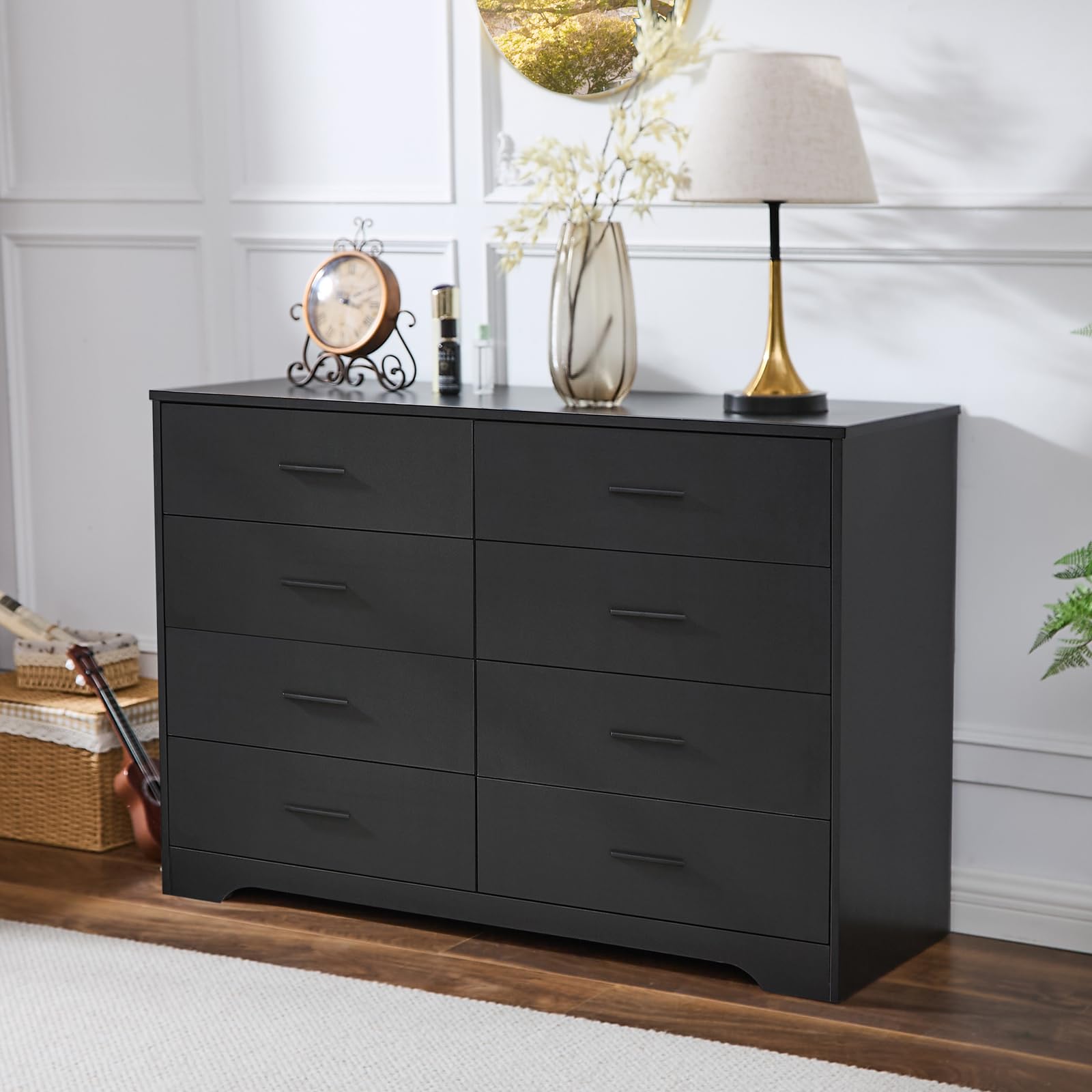 draw drawers 上下セット　ウール　黒 Amazon.com: WLIVE Storage Organizer Unit with 13 Fabric Bins