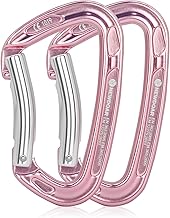 NewDoar Aluminium Draws Straight/Angled Express Set 24KN Lightweight with Keylock Lock System, for Alpine Climbing, Sporty and Traditional