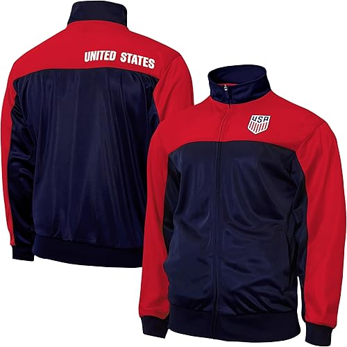 Miniatura 7 de Icon Sports Chaqueta deportiva de fútbol americano con cremallera completa para adultos