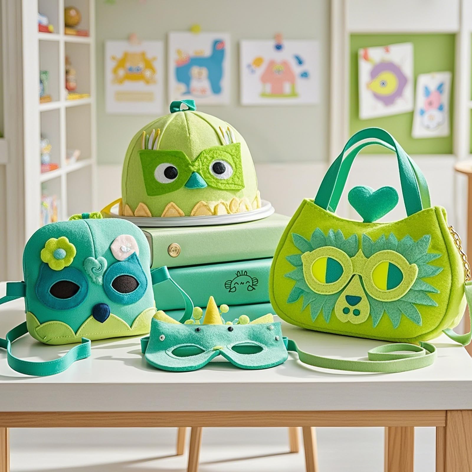 Paquete de hojas grandes de fieltro rígido, hojas de tela de fieltro para manualidades, 12 rollos de 8 x 35 pulgadas, color arcoíris suave, paquete de fieltro de 12 colores surtidos para niños