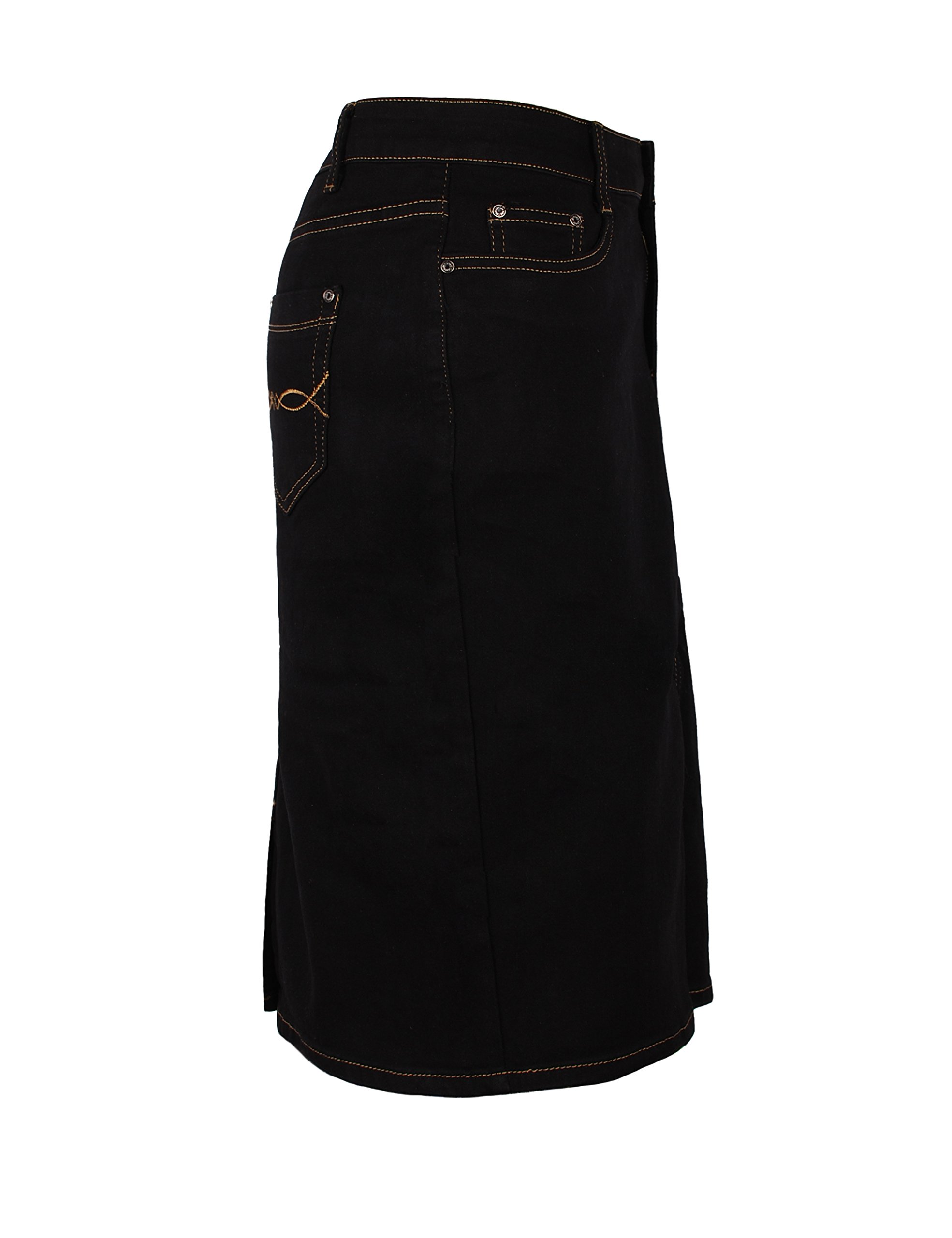 Fraternel Gonna di Jeans Donna Stretch