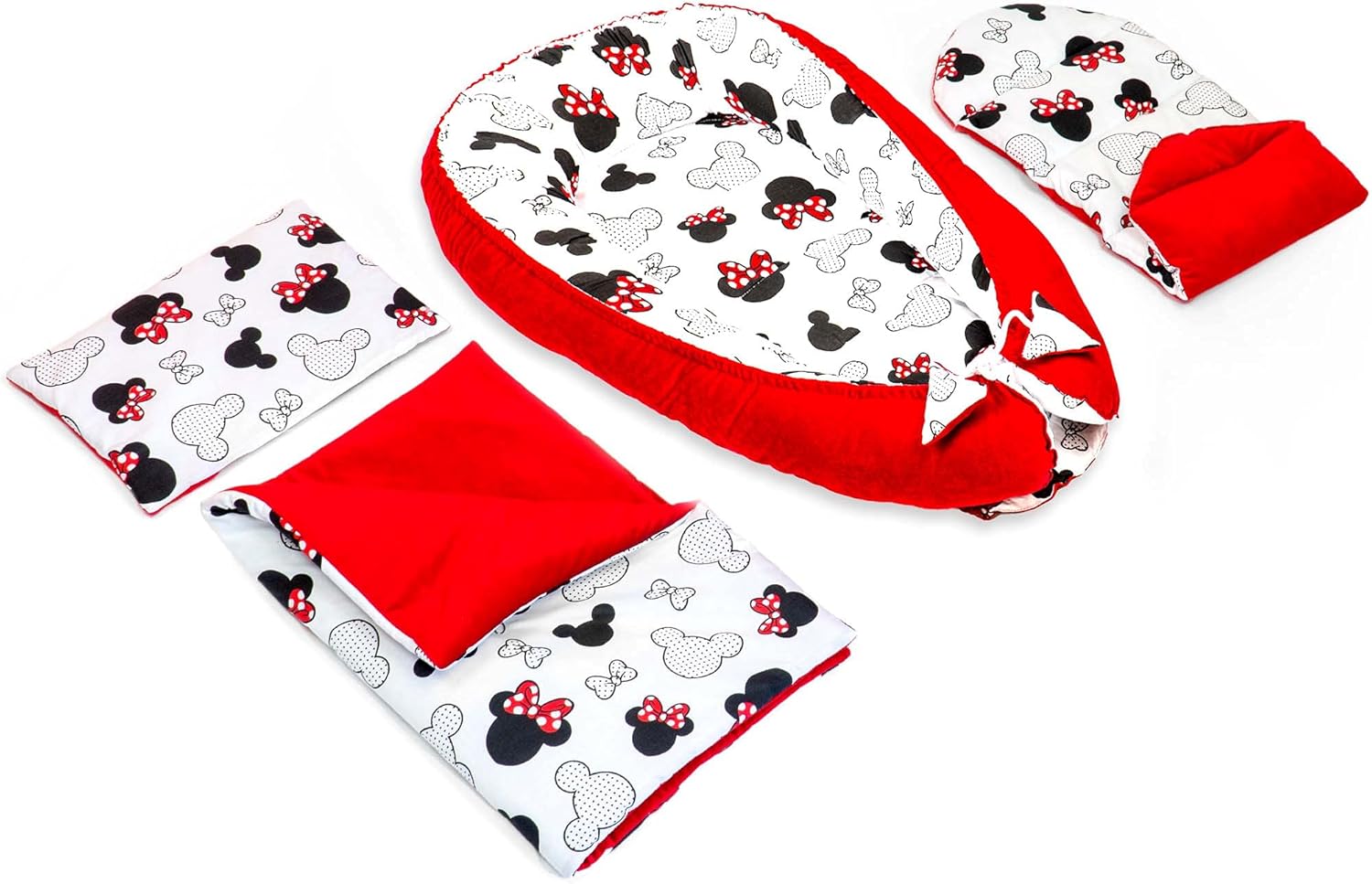 Reducteur De Lit Bebe Velours Cocon Bebe Cale Bebe Lit Nid Ergonomique Bebe Ensemble 4 Pieces Menthe Amazon Fr Bebe Et Puericulture