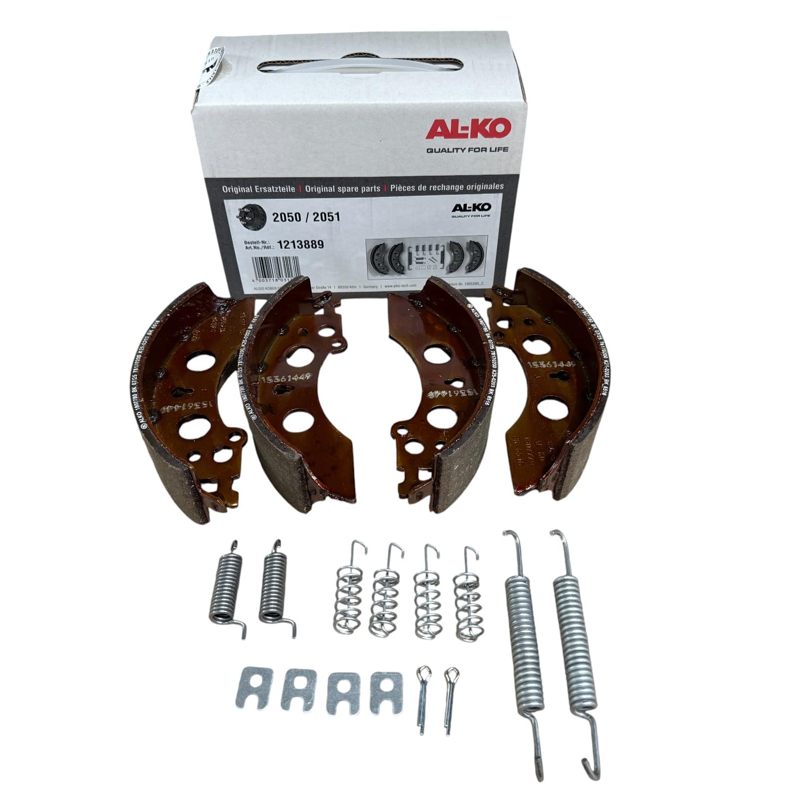 mb-m Set ganasce per freno originale Alko, 1213889/2051, tipo 2050, freno 200 x 50