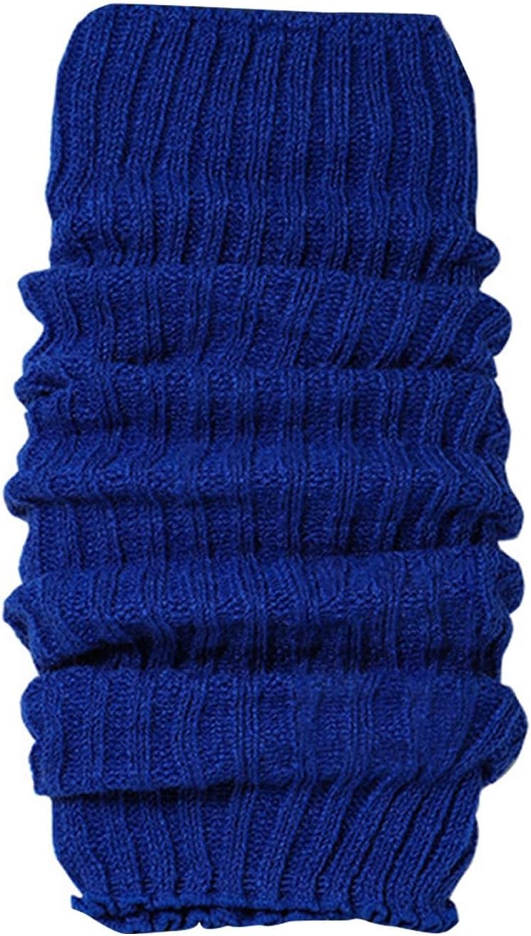 Thigh High Socks For Women, Solid Color Neon Knitted Leg Warmers, Warm Foot Covers For Party & Fashion