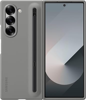 Samsung Galaxy Z Fold6 S Pen Case Protective Cover with Built-in S Pen Holder Slot Click Release US Version EF-OF95PCJEGUS Grey
