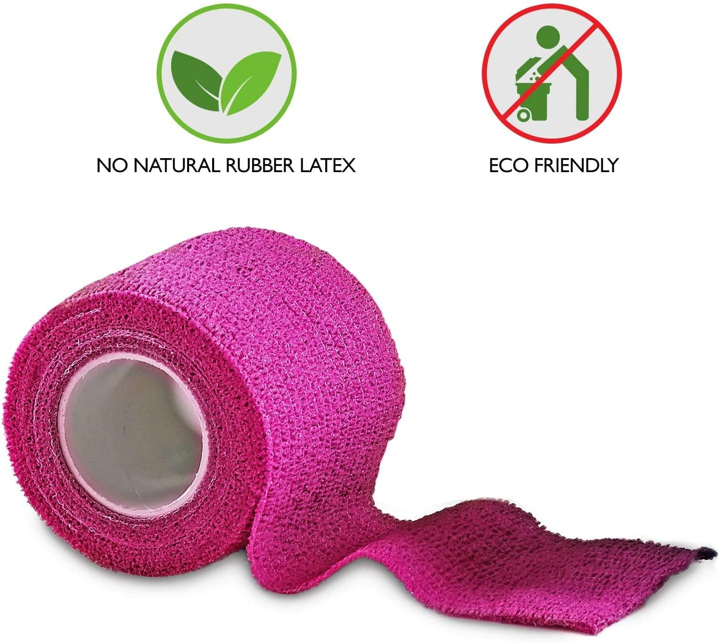 MEDca Self Adherent Cohesive Wrap Bandages 2 Inches X 5 Yards 12 Count