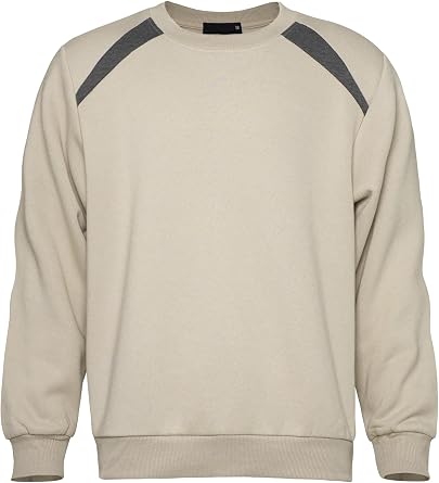 TanBridge Mens Fleece Lined Sweatshirts,Casual Crewneck Pullover Sweatshirts for Men.